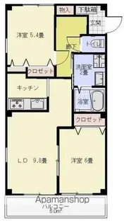 VILLA CAMELIA【2階】の間取り