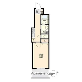 LASANTE榴岡【9階】の間取り