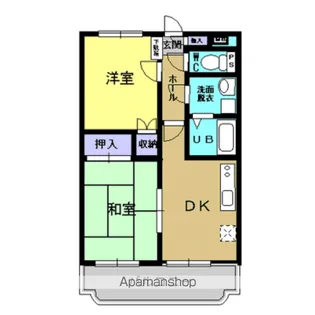 ハイツフレンド【201号室】の間取り