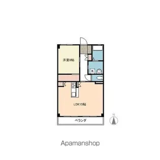 丸美ハイツ【2階】の間取り