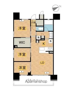 八王子レジデンス【12階】の間取り