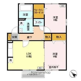 K・ファミリア【2階】の間取り