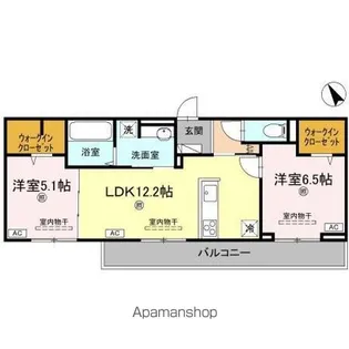 J.リヴェール高松西宝町 A棟【3階】の間取り