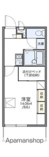 レオパレス猪子石【102号室】の間取り