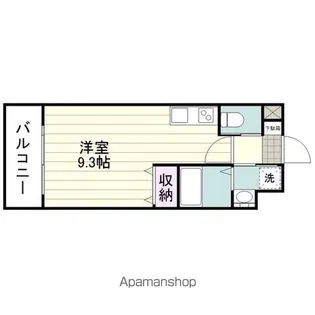 チェリーズ荒田【403号室】の間取り