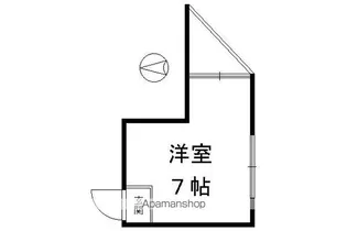 コーポ満田【2F-3号室】の間取り