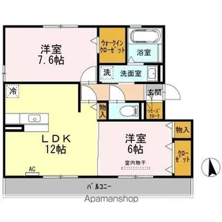 コート フォレスタ【3階】の間取り