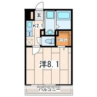 カサール【2階】の間取り