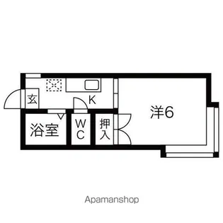 ホワイトファミール高和【2階】の間取り