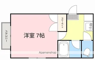 グランコート鹿野本町【101号室】の間取り