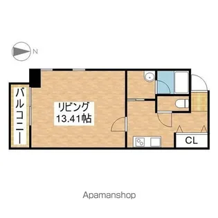 HEARTSWAVE【302号室】の間取り