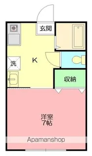 サンハイツS【1階】の間取り
