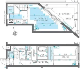 ZOOM広尾【4階】の間取り
