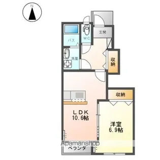 グランウッド【1階】の間取り