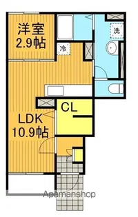 セブンオーガスタⅣ【1階】の間取り