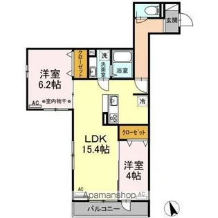 AKARENGA浅草【1階】の間取り