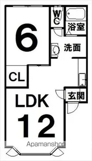 ヴィラやまなみ【2階】の間取り