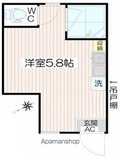 アーバンプレイス原宿【1階】の間取り