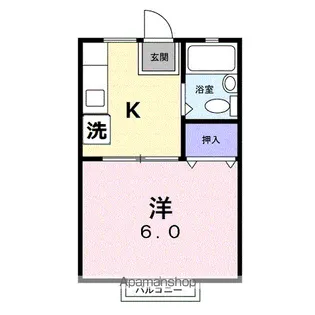 フロリサープレス【1階】の間取り