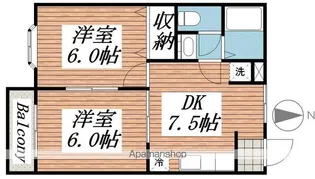 フィオーレ【2階】の間取り