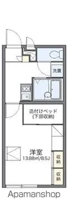 レオパレスプロシード【202号室】の間取り