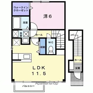 ボナール・ラシーヌ【2階】の間取り