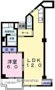 パステルビラ光陽【4階】の間取り