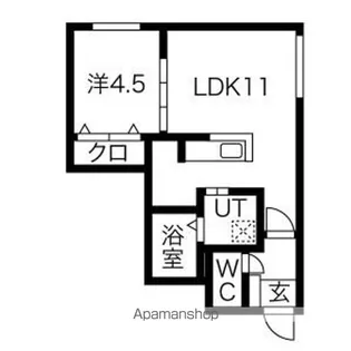 Mフラット【103号室】の間取り
