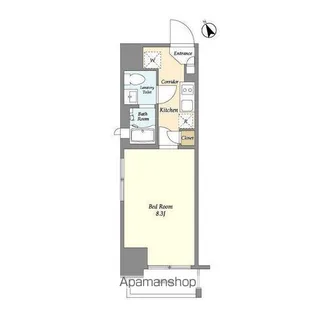 VーMUSIC蒲田【9階】の間取り