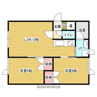 フラワーテラス【1階】の間取り