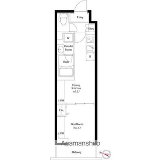 AZEST 志村三丁目Ⅱ【4階】の間取り