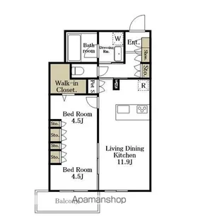 ルピナス【2階】の間取り