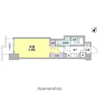 ジェイフラッツ初台【1階】の間取り