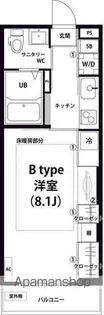 リブリ・グランポート【1階】の間取り
