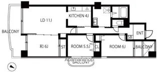 東海マンション奈多【4階】の間取り