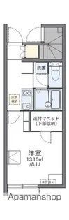 レオネクスト亀山Ⅱ【106号室】の間取り