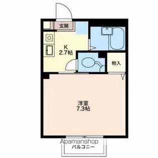 フレグランスウィング【101号室】の間取り