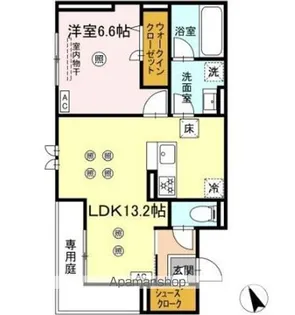 サニーサイド箱崎【2階】の間取り