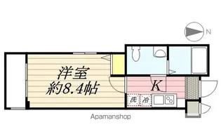 東京都中野区東中野1丁目【マンション】の間取り