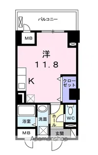 トラディシオン トゥール【1階】の間取り
