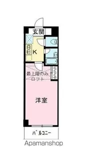 シャン・ド・フルール竹村【4階】の間取り