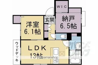 シャーメゾン 豊【102号室】の間取り