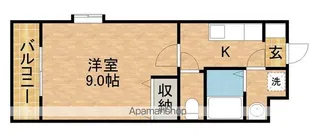 カウベルⅠ【1階】の間取り