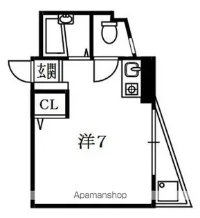 シャンテー津田【3階】の間取り