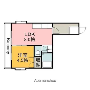 広島セントラルビル【8階】の間取り