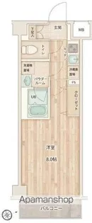 GENOVIA墨田文花SKYGARDEN【4階】の間取り