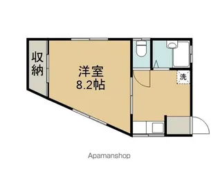 UR UEDA A【2号室】の間取り