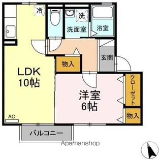 MAISONNETTEアルペンローゼ【2階】の間取り