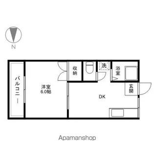 北条ライブタウンB【1階】の間取り