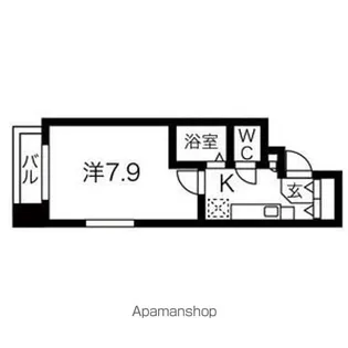 シティライフ田代【1階】の間取り